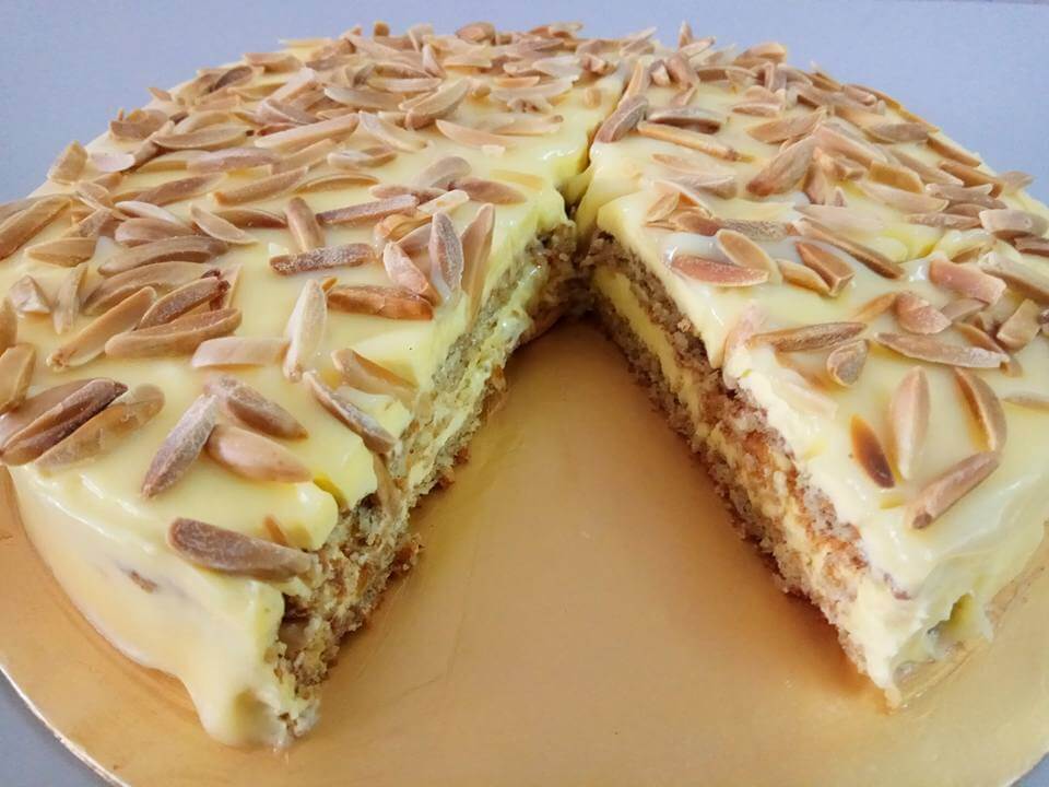 PJJ Creamy Almondy Cake (4 Resepi) - Image 6