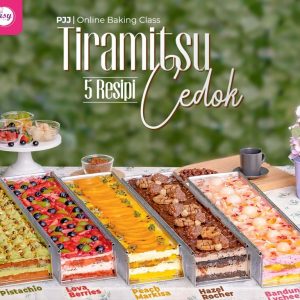 Kelas Online Tiramisu Cedok (5 Resepi)