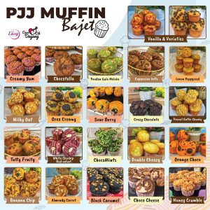 Kelas Online Aneka Muffin (21 Resepi)