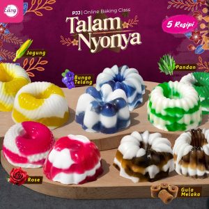 Kelas Online Talam Nyonya (5 Resepi)