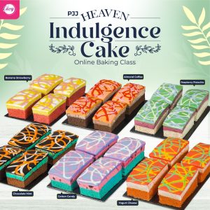 Kelas Online Heaven Indulgence Cake (6 Resepi)