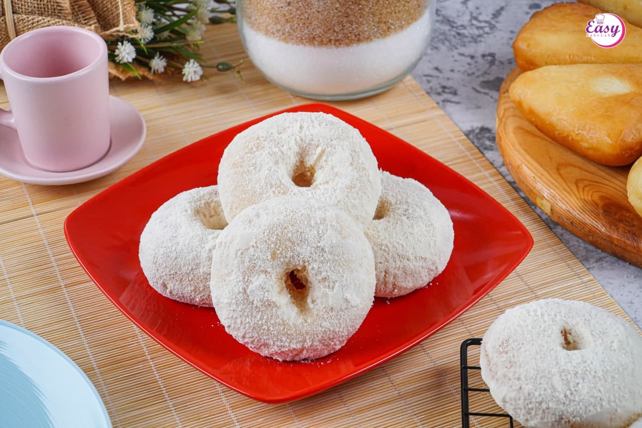 Kelas Online Donut Milky Fluffy (7 Resepi)