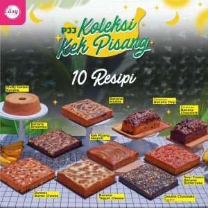 Kelas Online Koleksi Kek Pisang (10 Resepi)